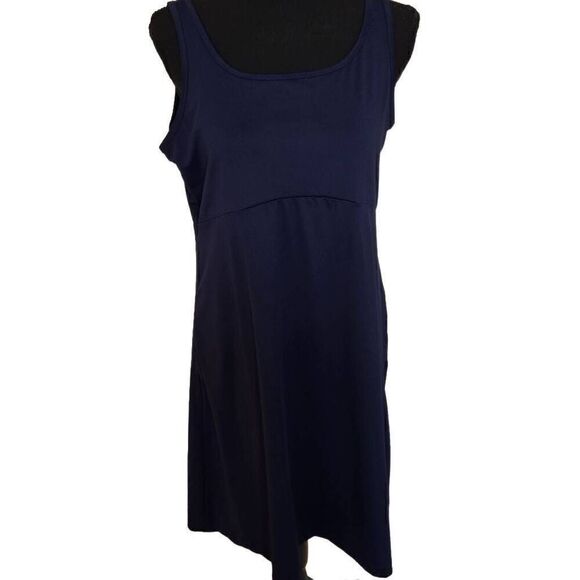 Columbia Sportswear PFG Womens Performance Blue Athletic Sleeveless Dress Large - Picture 5 of 12